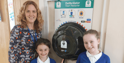 Buckley defibrillator donation