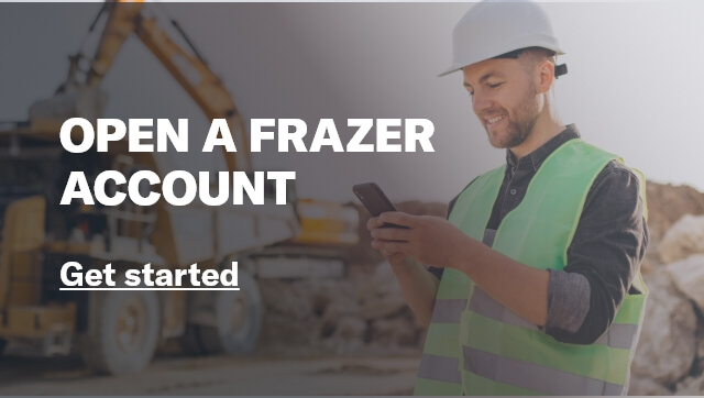 Open a Frazer account